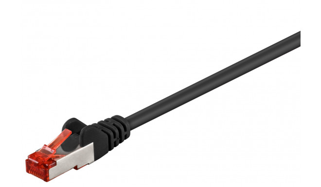 Võrgukaabel Cat6 S/FTP 20.0m, must, PiMF, LSZH, CU