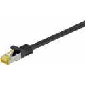 Võrgukaabel Cat7 S/FTP 5.0m, must, PiMF, LSZH, CU