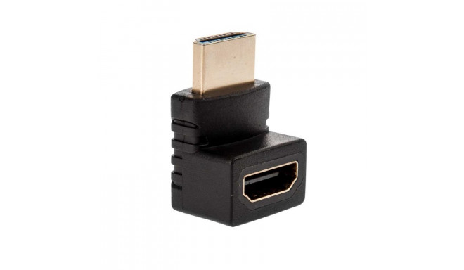 Adapter HDMI (F) - (M) 90° paremale nurgaga, üles