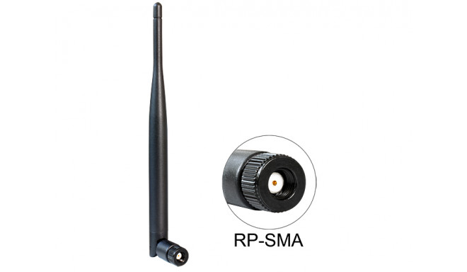 WLAN Antenna 802.11 ac/a/b/g/n RP-SMA 5dBi omnidirectional