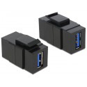 Keystone moodul: USB 3.0 A F / F, must