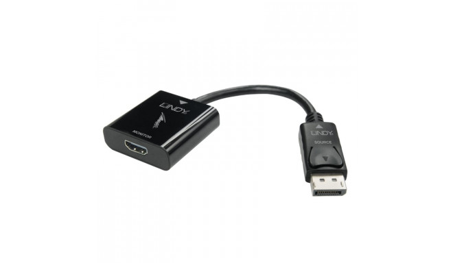 Üleminek DisplayPort (M) - HDMI (F), 4K@60Hz Active (F) 0.15m, must