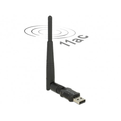 USB 2.0 Dual Band WLAN ac/a/b/g/n Stick 433 Mbps with external Antenna
