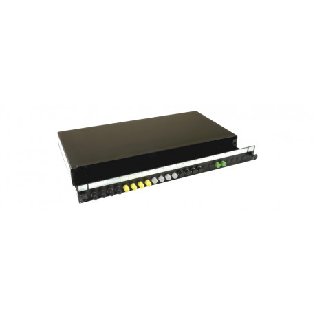 Sliding Panel Black 24 Port (FC/ST) UNLOADED