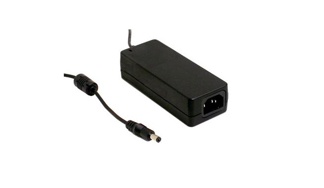 AC-DC Industrial desktop adaptor; Output 12Vdc at 5A; 3 pole AC inlet IEC320-C14