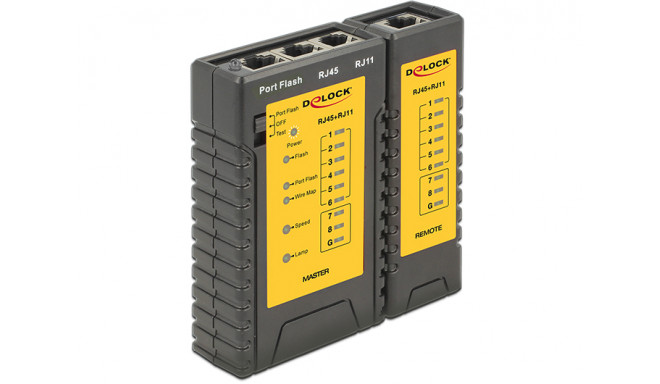 Kaablitester RJ45/RJ12 + portfinder