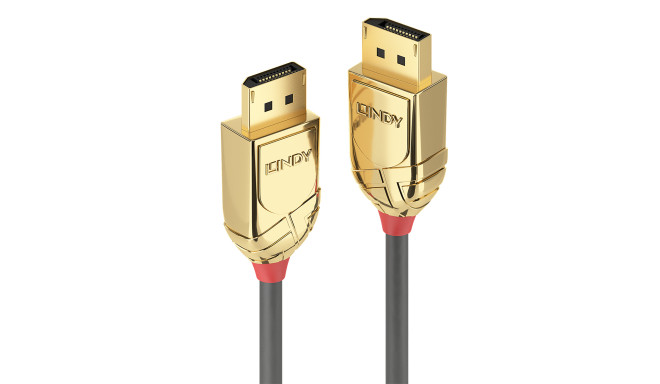 5m DisplayPort Cable, Gold Line