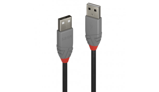 0.2m USB 2.0 Type A to A Cable, Anthra Line