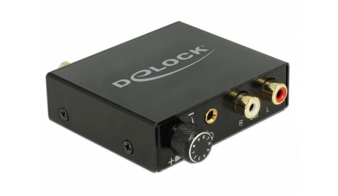 Delock Digital Audio Converter to Analogue HD with Headphone Amplifier