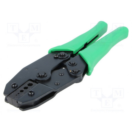 Crimp tool for HF connectors RG174,RG58,B8218