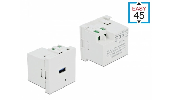 Easy 45 moodul: 1x USB-A laadimispesa