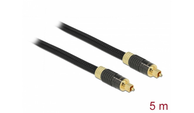 TosLink/ SPDIF kaabel 5.0m, kullatud, varjestatud
