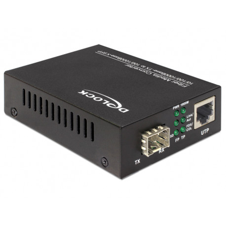 FO konverter: 10/100/1000Base-T 100/1000 SFP Media Converter