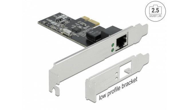 Delock PCI Express x1 Card 1 x RJ45 2.5 Gigabit LAN RTL8125