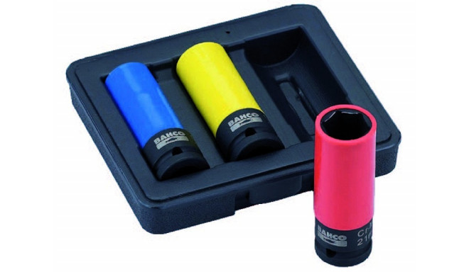 Deep impact socket set 17/19/21mm 1/2"