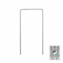 Tsingitud metallist tihvt "U" kujuga 100tk, laius 7cm / kõrgus 20cm