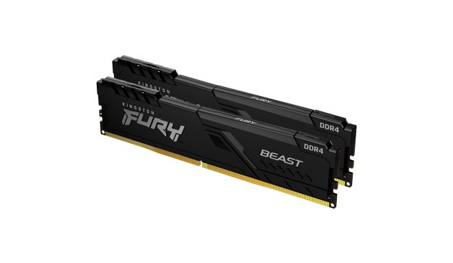 Kingston RAM 32GB 3200MT/s DDR4 CL16 DIMM (Kit of 2) Fury Beast Black