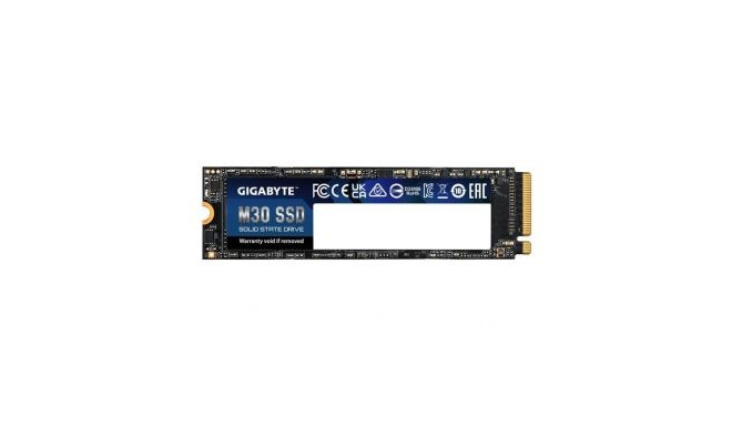 Gigabyte SSD||512GB|M.2|PCIE|NVMe|3D TLC|Write speed 2600 MBytes/sec|Read speed 3500 MBytes/sec|MTBF