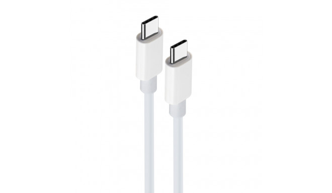 Maxlife MXUC-05 cable USB-C - USB-C 2,0 m 60W white