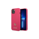 Guess kaitseümbris iPhone 13 Pro/13 6,1" Saffiano 4G Small Metal Logo, roosa