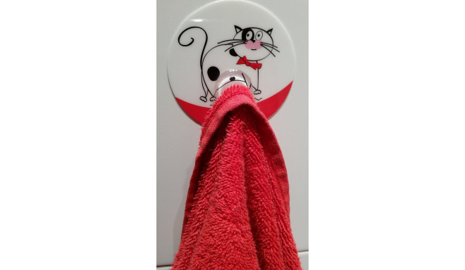Tatkraft Funny Cats Bathroom Hook Static Cling Multiple Use