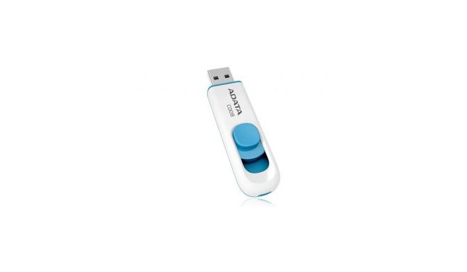 ADATA C008 64 GB, USB 2.0, White/Blue