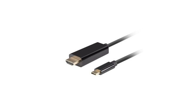Lanberg USB-C to HDMI Cable, 3 m 4K/60Hz, Black
