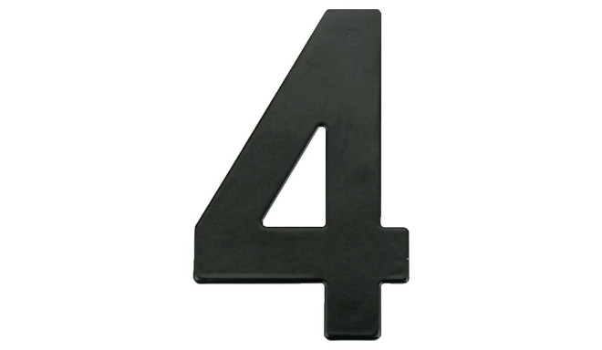 HOUSE NUMBER 4 MB-4 145MM BLACK