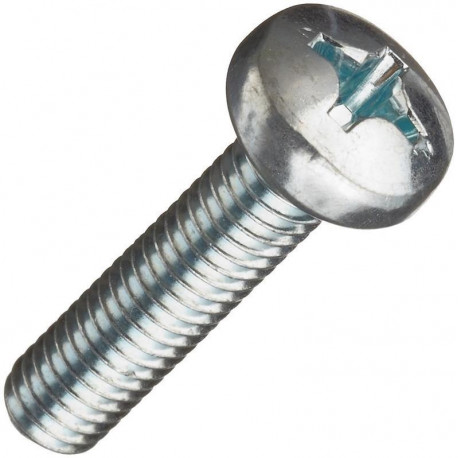 SCREWS PAN HEAD M6X16 ZN 30 PCS.