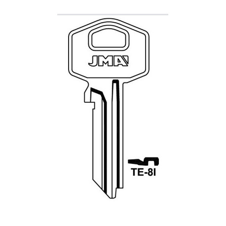 BLANK KEY TSA22(TE-8I) TESA