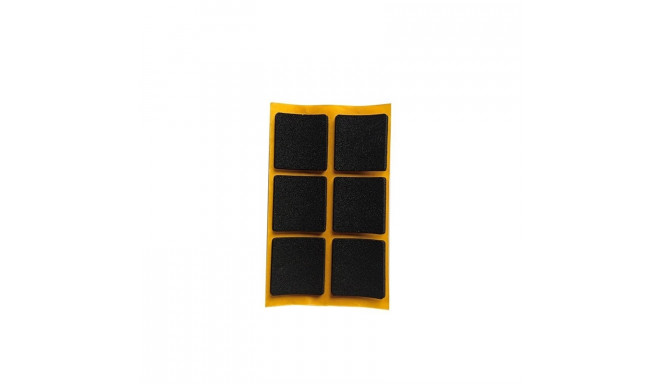 ADHESIVE PADS 2.5MM BLACK 30X30MM 6