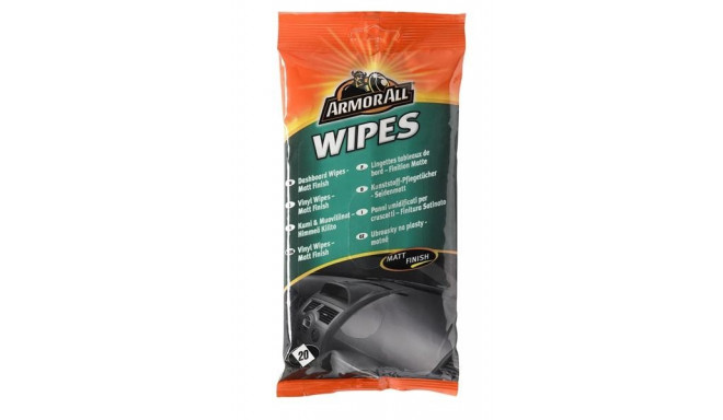 ARMORALL DASHBOARD WIPES. MATT 20PCS