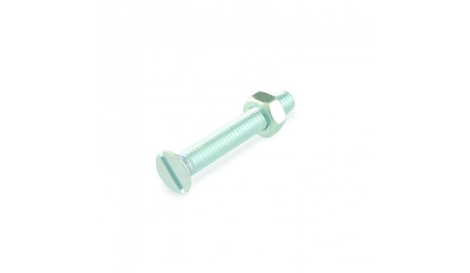 MACHINE SCREW M 5X10 ZINC DIN963/12PCS