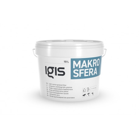 HARD-GRAINED GLAZE MAKROSFERA 10 L