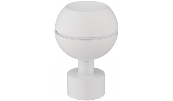 CURTAIN ROD FINIAL KULAOPTIC D19 MAT WH