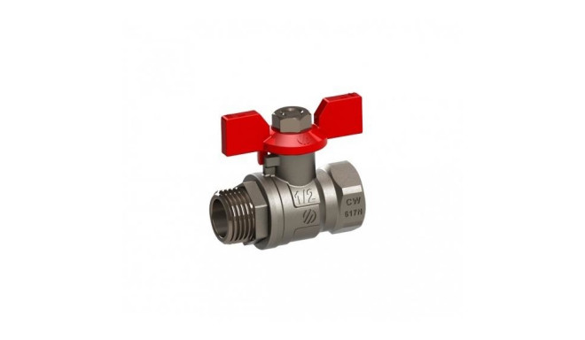 BALL VALVE BUTERFLY HAND 1MF