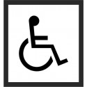 STICKER WC FOR THE DISABLED 130X130MM