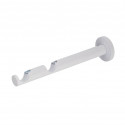 CURTAIN ROD BRACKET DOUBLE D19 M.WHITE