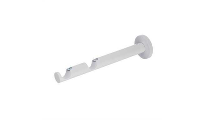 CURTAIN ROD BRACKET DOUBLE D19 M.WHITE