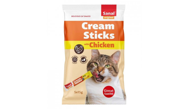 SANAL CREAM STICKS WITH CHICKEN 75G