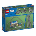 LEGO City mänguklotsid Rööpad ja kurvid