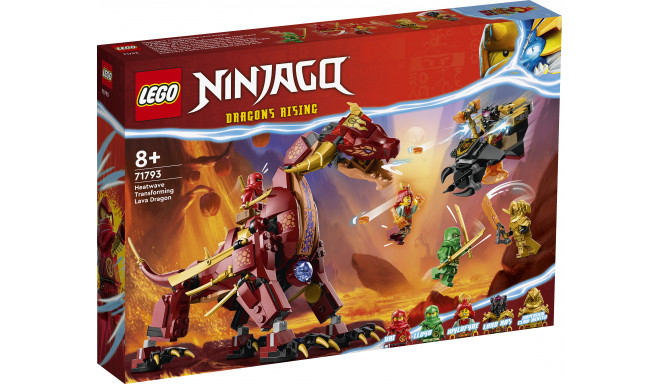 LEGO Ninjago Heatwave‘i muudetav laavadraakon