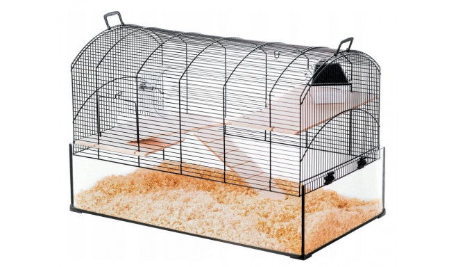 ZOLUX Cage NeoPanas XL with glass cuvette, black