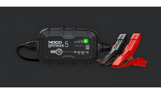 NOCO GENIUS5 5A Battery charger for 6V/12V batteries with maintenance and desulphurisation function