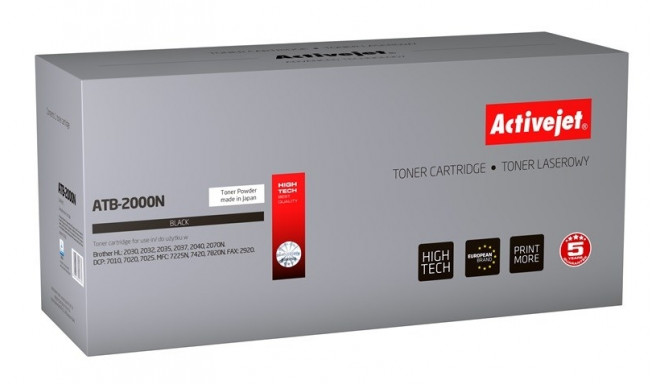 Activejet ATB-2000N Toner (replacement for Brother TN-2000/TN-2005; Supreme; 2500 pages; black)