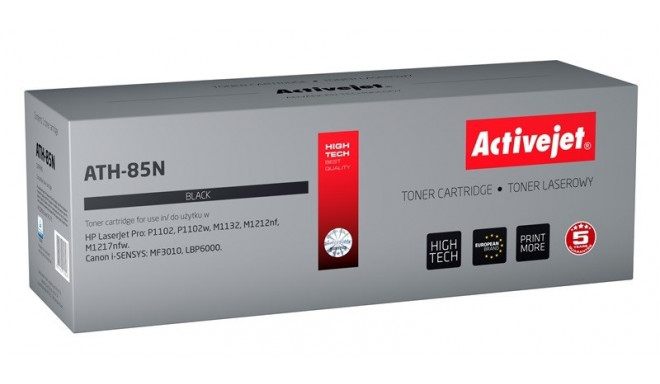 Activejet ATH-85N toner (replacement for HP 85A CE285A, Canon CGR-725; Supreme; 2000 pages; black)