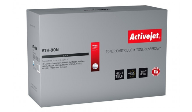 Activejet ATH-90N Toner (replacement for HP 90A CE390A; Supreme; 10000 pages; black)