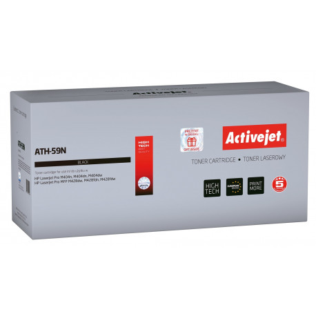 Activejet ATH-59N tooneri (asendus HP 59A HP59A CF259A; Supreme; 3000 lehte; must) – ilma kiibita
