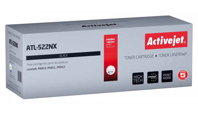 Activejet ATL-522NX tooneri kassett (asendus Lexmark 52D2H00; Supreme; 25000 lehte; must)