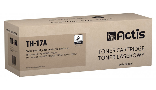 Actis TH-17A toner (replacement for HP 17A CF217A; Standard; 1600 pages; black)